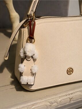 Tory Burch Lamb Sheep bag charm fob